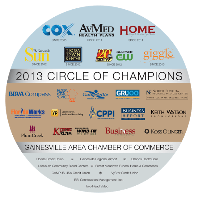 Join the Gainesville Chamber’s Circle of Champions 2014