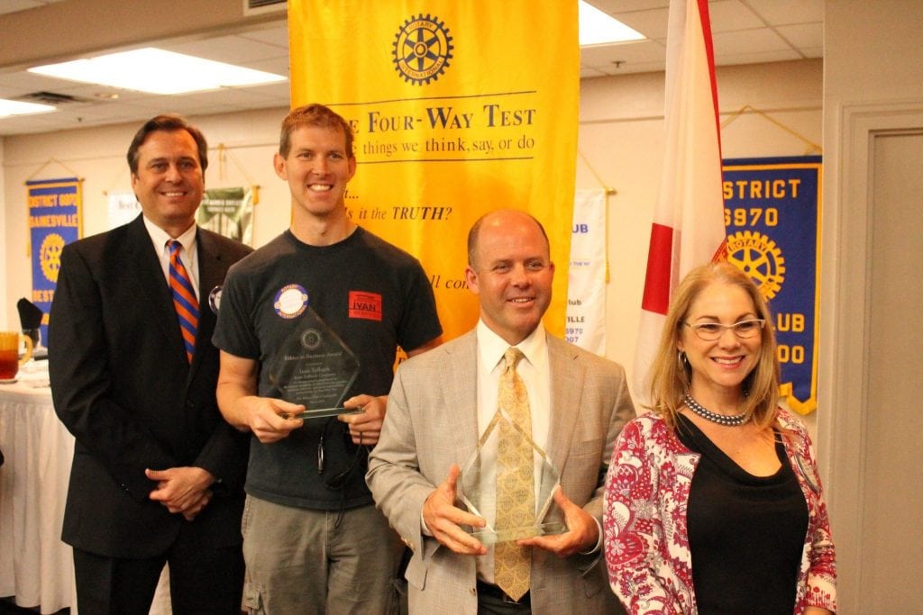 Rory Causseaux, Ivan Solbach win Rotary Club's ethics in business awards