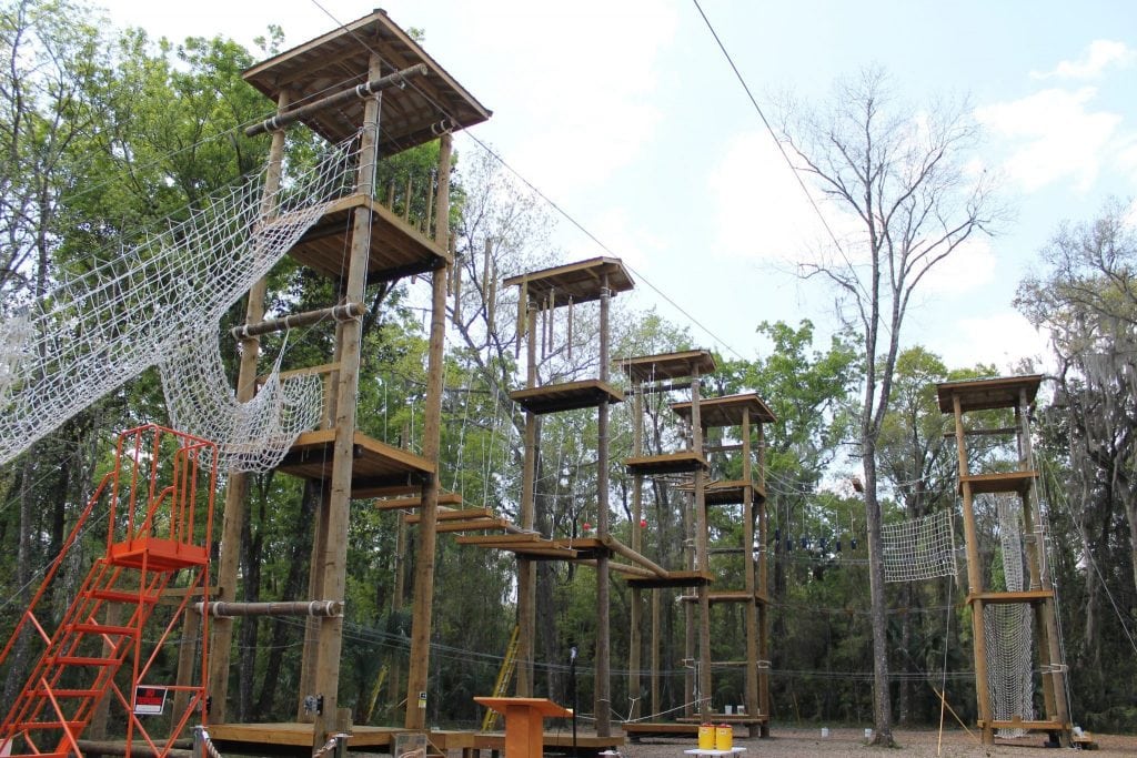 Lake Wauburg unveils high ropes challenge course