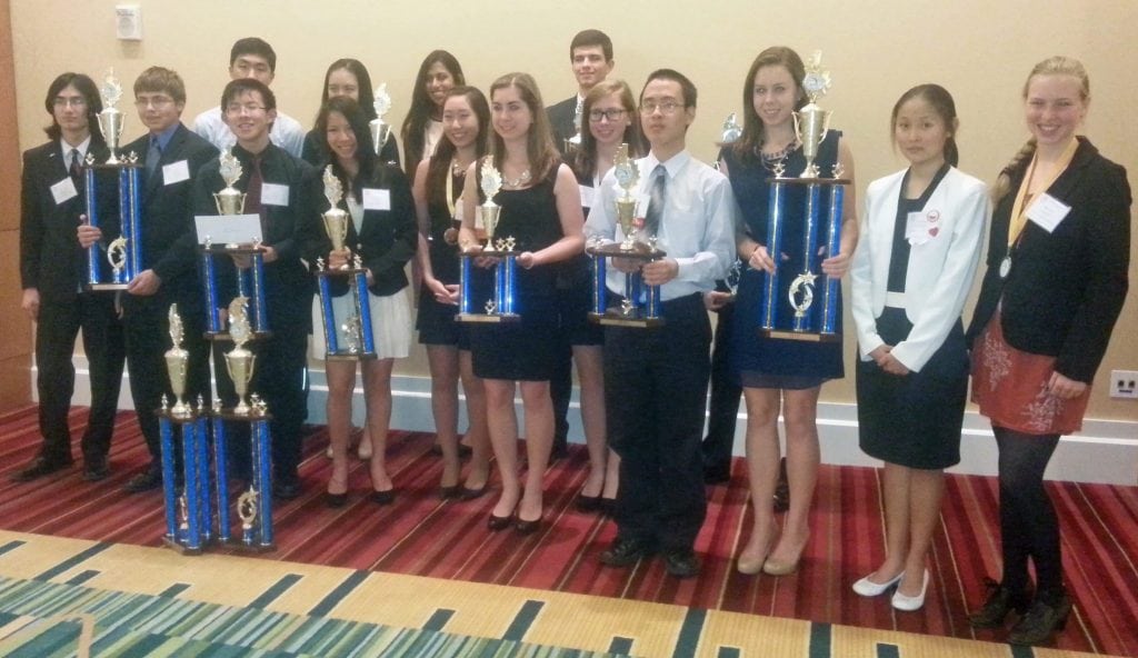 Buchholz students rank high at business leadership conference