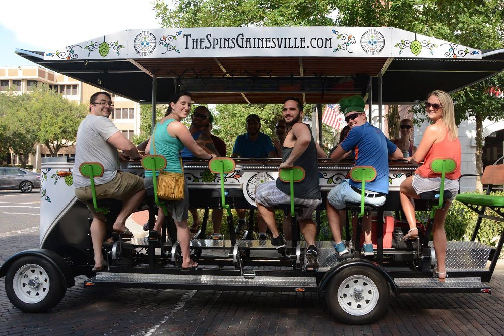 Local business makes a party out of pedaling
