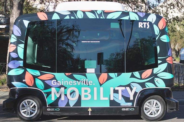 City of Gainesville Bridges Community with New Autonomous Transit Shuttle