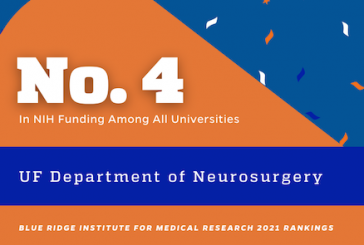 UF neuro departments rank Top 5 in NIH funding