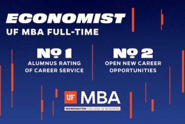 Economist: UF MBA Full-Time among the best for career services and opportunities