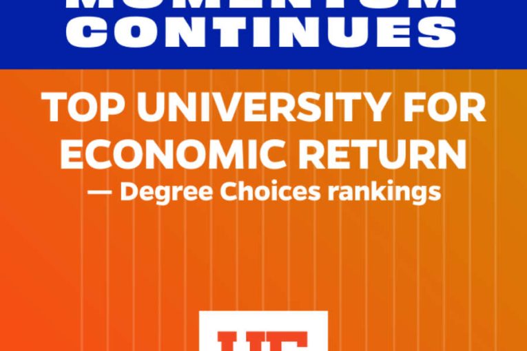 UF 2nd among public universities for students’ economic return