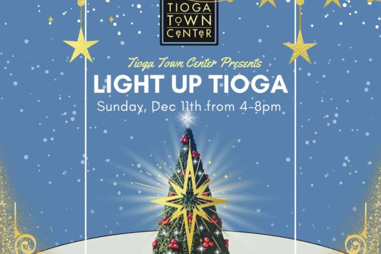 Light Up Tioga this Sunday, December 11th, from 4-8pm